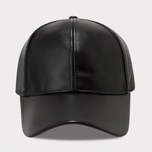 Casquette de baseball en PU de style européen et américain pour hommes, casquette rétro pare-soleil pour l'automne, casquettes de baseball pour personnes d'âge moyen et âgées - Product Image 4