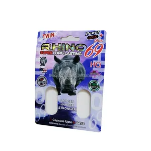 2022 Nhà Máy Bán Buôn Nam Enhancement Rhino 69 Sex Pills 3d Đóng Gói Thẻ Hộp