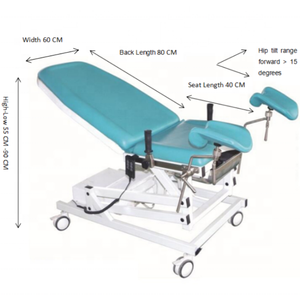 Lettino Ginecologico Elettrico Multifunzionale di Alta Qualità in Acciaio Inox 304 Certificato CE Tavolo Operatorio Idraulico - Product Image 6