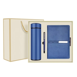 Set de Regalo de Cuaderno de Lujo 3 en 1 con Logotipo Personalizado, Regalos Corporativos Innovadores VIP, <span class=keywords><strong>Taza</strong></span> Térmica, Cuaderno y Bolígrafo Promocionales - Product Image 4