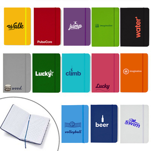 Cuaderno Promocional de Tapa Dura con Tacto Suave de 5 x 7 Pulgadas con Logotipo Personalizado - Product Image 1
