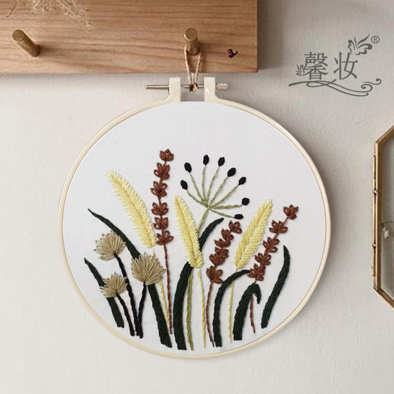 Flores S304 con el bordado de los 20cm