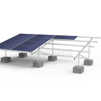 Système de montage solaire au sol Structure de montage de panneau solaire avec supports pour une collecte efficace de l'énergie solaire