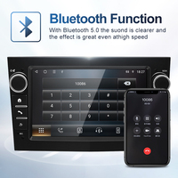 HFMidia Lecteur GPS Auto 7 pouces 2 Din Android 15 CarPlay sans fil pour Opel Astra Antara Zafira Corsa Vivaro Meriva Veda Radio