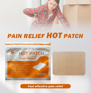 カスタマイズ可能な形中国のハーブスポーツ膝の痛みパッチヘルスケア供給パッケージ自然口鼻パッチ - Product Image 6