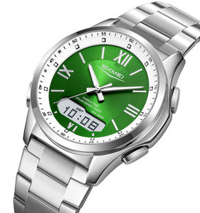 นาฬิกาดิจิตอล Skmei 2459 สำหรับผู้ชาย สายสแตนเลสยอดนิยม กันน้ำ จอแสดงผลคู่ พร้อมนาฬิกาปลุก รุ่น Five Point Series แสดงวัน - Product Image 5