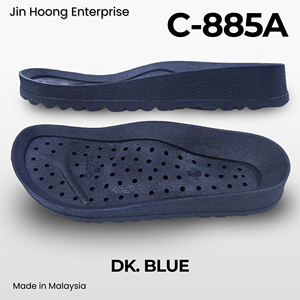 Jin Hoong C-885A para Niños, Suela de PVC Azul Oscuro, Ultraligera, Resistente al Agua, Cómoda, Duradera, Antideslizante, Diseño Ligero, 38 mm - Product Image 2