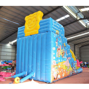 Tobogán Inflable con Diseño del Personaje <span class=keywords><strong>Bob</strong></span> <span class=keywords><strong>Esponja</strong></span>, Casa de Piña, Parque de Aventuras para Niños - Product Image 4