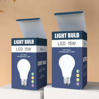 Boîte d'emballage pour ampoule LED cylindrique personnalisée, boîte en papier pour ampoule, boîte pour électronique grand public