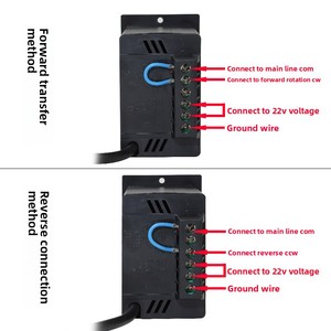 Motorreductor Planetario Monofásico <span class=keywords><strong>MyTech</strong></span> de 40/60/90W/120W, 50Hz, con Caja de Velocidades de Velocidad Variable 5GS10K, 115/120V, Montaje con Brida - Product Image 5