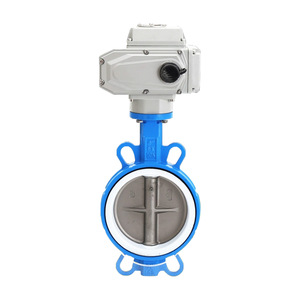 Válvula de Mariposa Eléctrica con Revestimiento de Flúor DN50 DN65 DN80 DN100, Válvula Industrial para Vapor de Alta Temperatura - Product Image 5