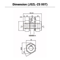 Capteur de pesage à colonne JSZL-ZS-007 0-500kg, cellule de pesage industrielle de type colonne, dynamomètre pour conteneurs