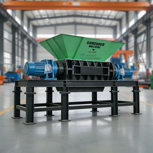 Broyeur de déchets de jardin à double arbre grande capacité, machine à broyer les déchets verts - Product Image 1