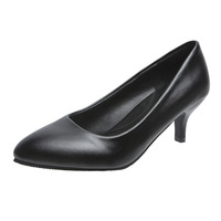 Nouvelles Chaussures Habillées Noires en Cuir à Talons Aiguilles Pointues pour Femmes, Idéales pour le Travail et Toutes Occasions