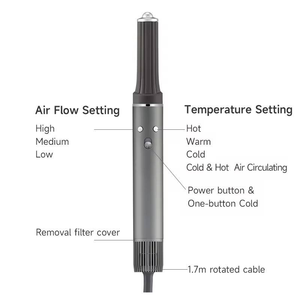 OEM ad alta velocità arricciacapelli piastra per arricciacapelli spazzola aria calda pettine asciugacapelli Set Multi Styler <span class=keywords><strong>capelli</strong></span> 5 6 7 8 <span class=keywords><strong>10</strong></span> <span class=keywords><strong>in</strong></span> <span class=keywords><strong>1</strong></span> - Product Image 2