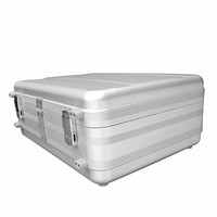 Petit étui de transport professionnel personnalisé pour instruments de vol Boîtes à outils légères et antichoc avec mousse d'aluminium
