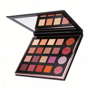 Ready-made Products High Pigment Custom Logo <strong>Eyeshadow</strong> Palette Cosmetics Makeup Glitter and Matte Mixed Color <strong>Dark</strong> <strong>Eyeshadow</strong> - Product Image 1