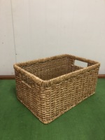 Panier de rangement rectangulaire vintage de luxe, fourni directement par l'usine chinoise, durable, écologique, de qualité alimentaire, organisateur, OEM accepté