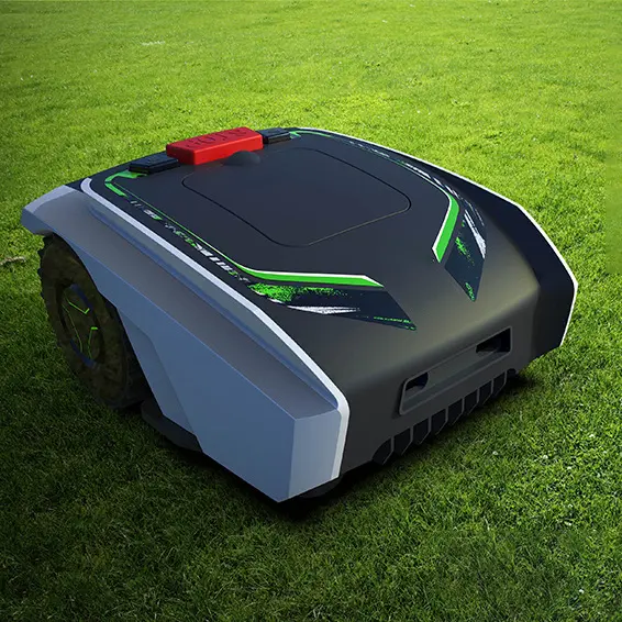 Otomatik AKX18RM çim biçme makinesi yüksek verimli budama cep telefonu planlama yolu bahçe çim biçme robotu