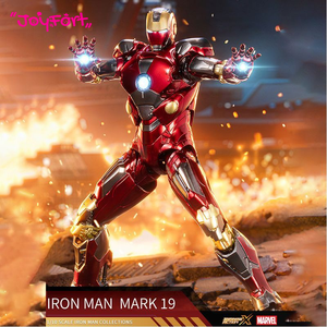 ของเล่น Zd ไอรอนแมน ของแท้จากมาร์เวล รุ่นฉลองครบรอบ 10 ปี - ไอรอนแมน <span class=keywords><strong>Mk19</strong></span> ขนาด 1/10 ฟิกเกอร์แอคชั่นข้อต่อขยับได้ - Product Image 2