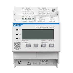 มิเตอร์วัดไฟฟ้าสามเฟส EU Stock Growatt TPM-6CAT-C-100 พร้อม CT ความแม่นยำ (0.5% + 2) หน้าจอ LCD 6 หลัก - Product Image 1