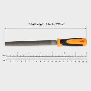 Manufacturer Customized Carpentry <strong>Hand</strong> Tools <strong>Hand</strong> Portable 8"Half Round T12 Steel <strong>File</strong> for Mechanical Parts Trimming - Product Image 4