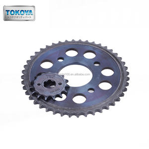 Kit de Chaîne et Pignons de <span class=keywords><strong>Moto</strong></span> pour <span class=keywords><strong>Honda</strong></span> WINNER 150 / RS150R / GTR150, Ensemble de Pièces de Transmission 428-15T-44T-130L - Product Image 2