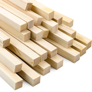 Factory Direct Unfinished Wooden Square Dowel Rod Hardwood Square Dowel Sticks for DIY Crafts