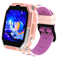 Reloj Inteligente 4G para Niños con Tarjeta SIM, Llamada SOS, Rastreo GPS, Cámara Frontal, Chat de Voz y Video, Foto, Correa de Gel de Sílice, Pantalla a Color