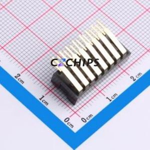 DA-08-K-T DIP Switch Through hole Component (THT) Switch Single Pole Single Throw 8 2.54mm 25mA - Product Image 2