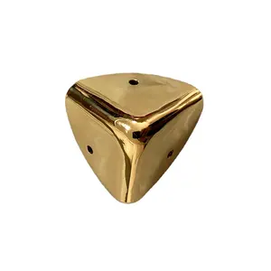 Good Quality Tool Case Fitting Accessory Table Corner Protector Metal Triangle Cabinet Heavy Pinkgold Travel Chest And Trunk
