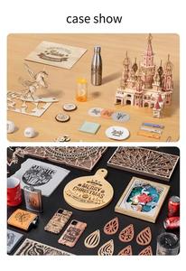 Máy khắc <span class=keywords><strong>laser</strong></span> Atomstack P1 5W Diode 1.2W IR kép dùng cho kim loại, trang sức, vòng cổ, nhẫn, nhựa, gỗ, thẻ tên thú cưng - Product Image 4