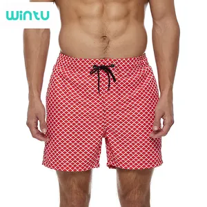 Низкая цена, популярные мужские шорты с сублимационной печатью XXXXL, одна летняя пляжная одежда большого размера
