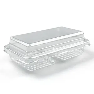 Wasserdichte tragbare transparente PVC-Kunststoff box in Lebensmittel qualität zur Aufbewahrung von Kuchen und Süßigkeiten für Dessert-und Bastel zwecke