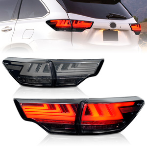 Gobison Cắm và chơi năng động Led Đuôi ánh sáng đuôi đèn trở lại đèn cho Toyota <span class=keywords><strong>Highlander</strong></span> 2015 2021 đèn hậu phía sau ánh sáng - Product Image 5