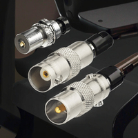 Convertisseur coaxial RF de type N mâle vers BNC mâle