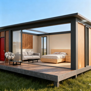 Sang trọng prefab khu nghỉ mát cabin nhà công nghiệp & Mộc Mạc Phong cách thiết kế cho biệt thự văn phòng cửa hàng căn hộ làm bánh sandwich Panel container - Product Image 2