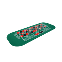YH Usine Taille Personnalisée 1.5*60cm Américain Double 00 Disposition Roulette Nappe Pour Le Jeu