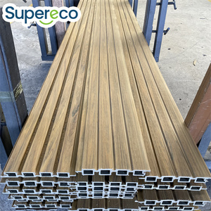 WPC bên ngoài ngoài ngoài trời trang trí tường ốp Bảng điều khiển thiết kế coextrusion Bảng gỗ siding Board vật liệu xây dựng - Product Image 6