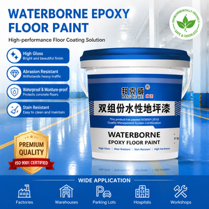 Pintura Acrílica para Pisos de Dos Componentes a Base de Agua Bangkewe, Revestimiento Industrial para Pisos de Alto Brillo, Resistente al Desgaste, Antideslizante y Antimanchas - Product Image 1
