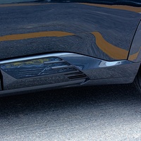 Venta al por mayor de fábrica: Faldones laterales y placas inferiores de fibra de carbono preimpregnada de alto brillo estilo LARTED para BMW XM
