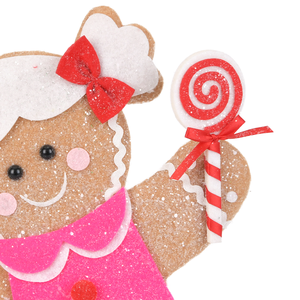 Factory Wholesale Bedroom Fashion Light Red <b>Gingerbread</b> Plush <b>Christmas</b> <b>Decorations</b> - Product Image 2