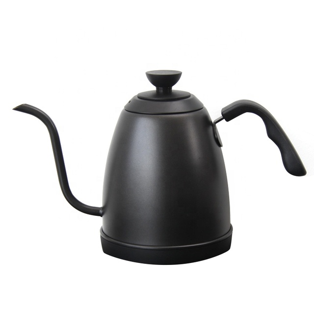 Appareil Menager Home Appliances Gooseneck Black 600ml Stainless Steel Temperature Control Drip Coffee Electric Kettle