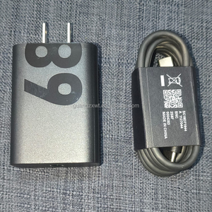 Ensemble de chargeur <span class=keywords><strong>Lenovo</strong></span> <span class=keywords><strong>Moto</strong></span> Series 68W GaN avec adaptateur PD3.0 USB-C et câble 6A pour ordinateur portable, tablette, téléphone portable, compatible Motorola Edge 2024 2025 - Product Image 1