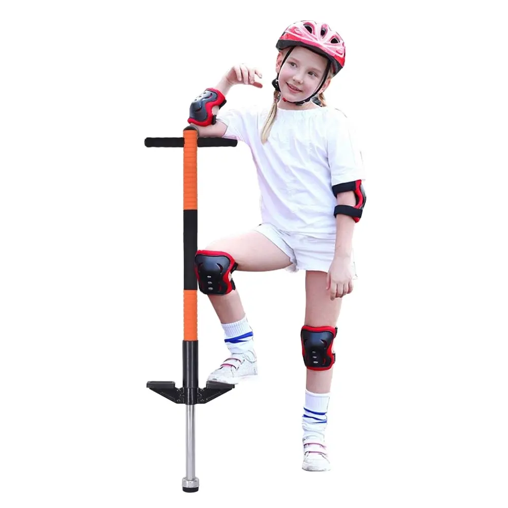 Tongkat Pogo Musim Semi Kompresi Lompat Udara Mainan Tiang Olahraga Luar Ruangan Kualitas Tinggi untuk Anak-anak