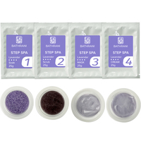 Kit de Pédicure Bio 4 Étapes pour Soin des Pieds : Masque, Gommage Adoucissant et Trempage en Boîte