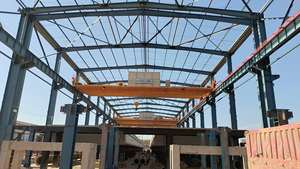 Nuevo taller <span class=keywords><strong>Demag</strong></span>, grúa aérea de doble viga eléctrica de viaje, grúa de puente eléctrica, motor de mercancías de elevación, bomba de motor PLC - Product Image 6