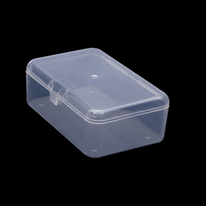 Clear Lidded Small Plastic Box For Trifles Parts Tools Storage Box Jewelry Display Box Screw Case Beads Container