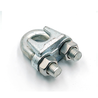 Zinc Plated Galvanized Wire Cable Clip A Type Malleable Wire Rope Clips