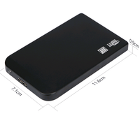 Custodia per custodia SATA HDD SATA ad alta velocità USB esterno 3.0 2.5 pollici disco rigido Docking Station materiale in alluminio SSD Case